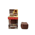 A chocolate-colored square nee doh nice cube glow sensory fidget toy with embossed Needoh branding