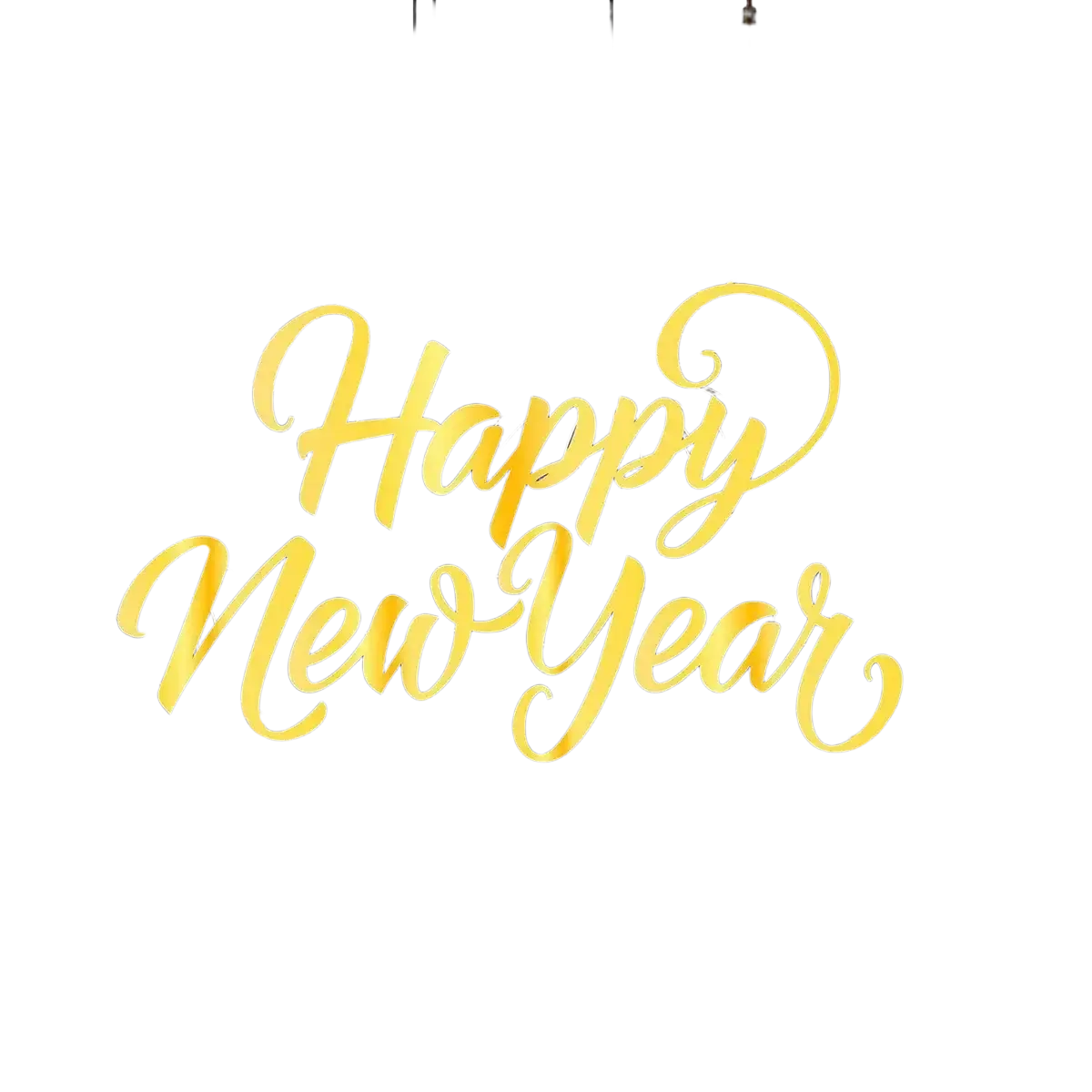 New year party photography backdrop with golden happy new year cursive text fireworks and city skyline design