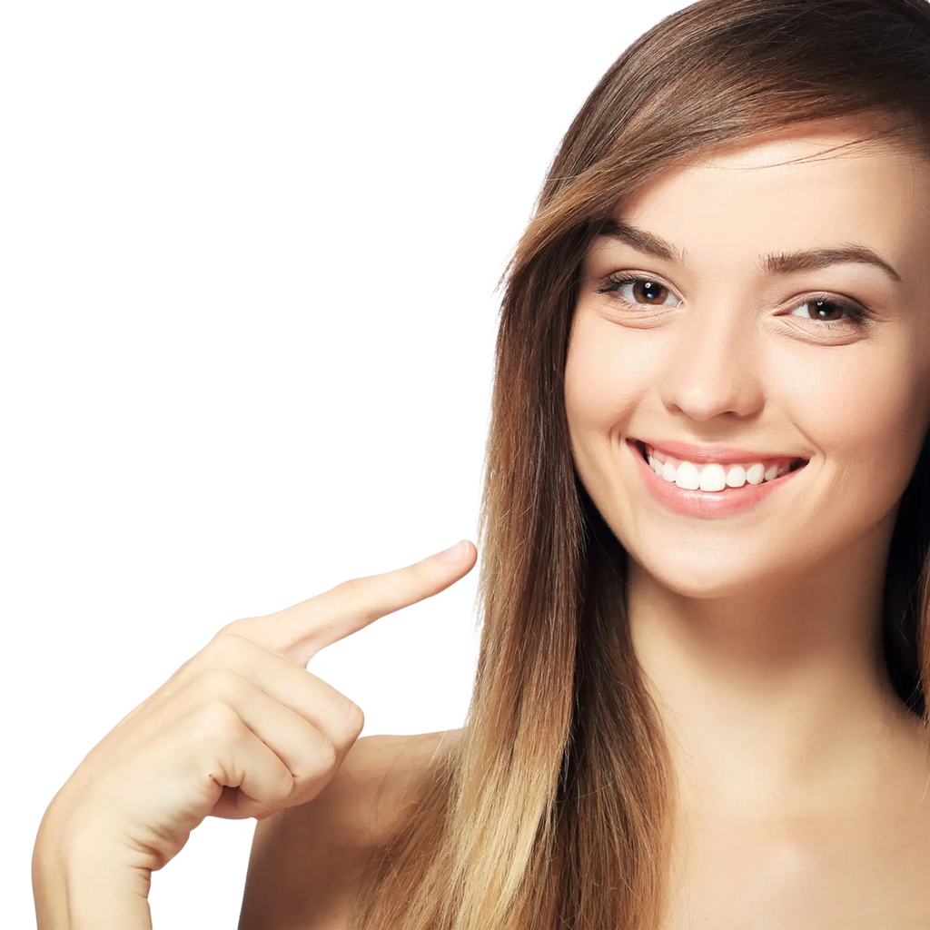 Nicotinamide teeth whitening toothpaste in a sleek matte tube with subtle branding for stain removal 100g