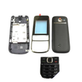 Black plastic replacement housing cover set for nokia 2700c including front faceplate with screen and back cover