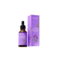 Purple Oceaura cyperus rotundus skin serum in a brown glass dropper bottle with matching packaging for hair removal