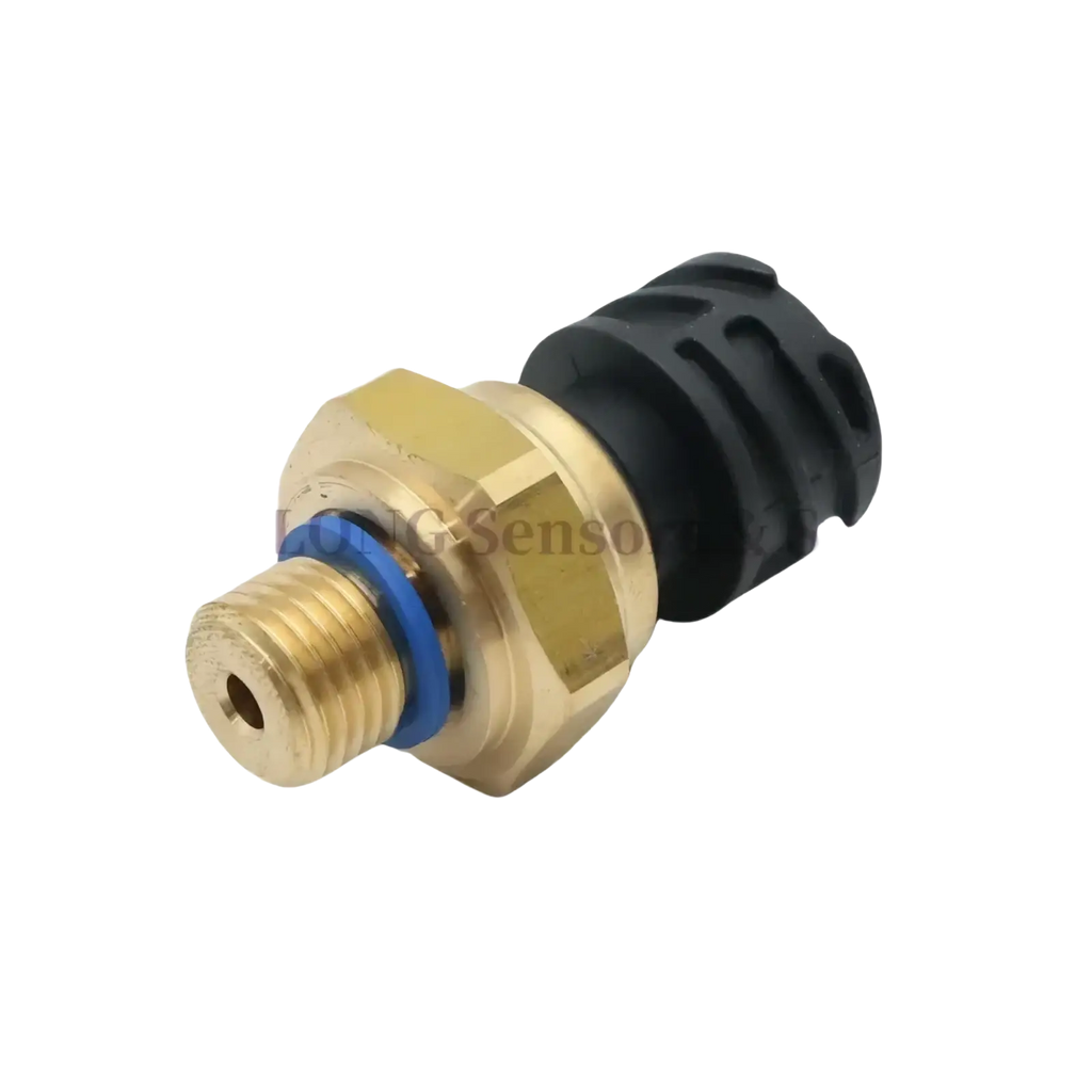 Oil pressure sensor for Daf Cf Xf 2126981 featuring brass and black plastic body with blue o-ring by Fierylong