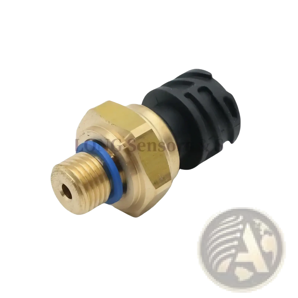 Oil pressure sensor for Daf Cf Xf 2126981 featuring brass and black plastic body with blue o-ring by Fierylong