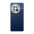 Back side of deep blue oneplus 13 replacement back cover with circular silver camera frame glass lens housing four cameras