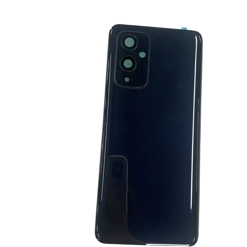 Dark blue glossy glass back cover for oneplus 9 pro with triple camera module for cover repair replace door use