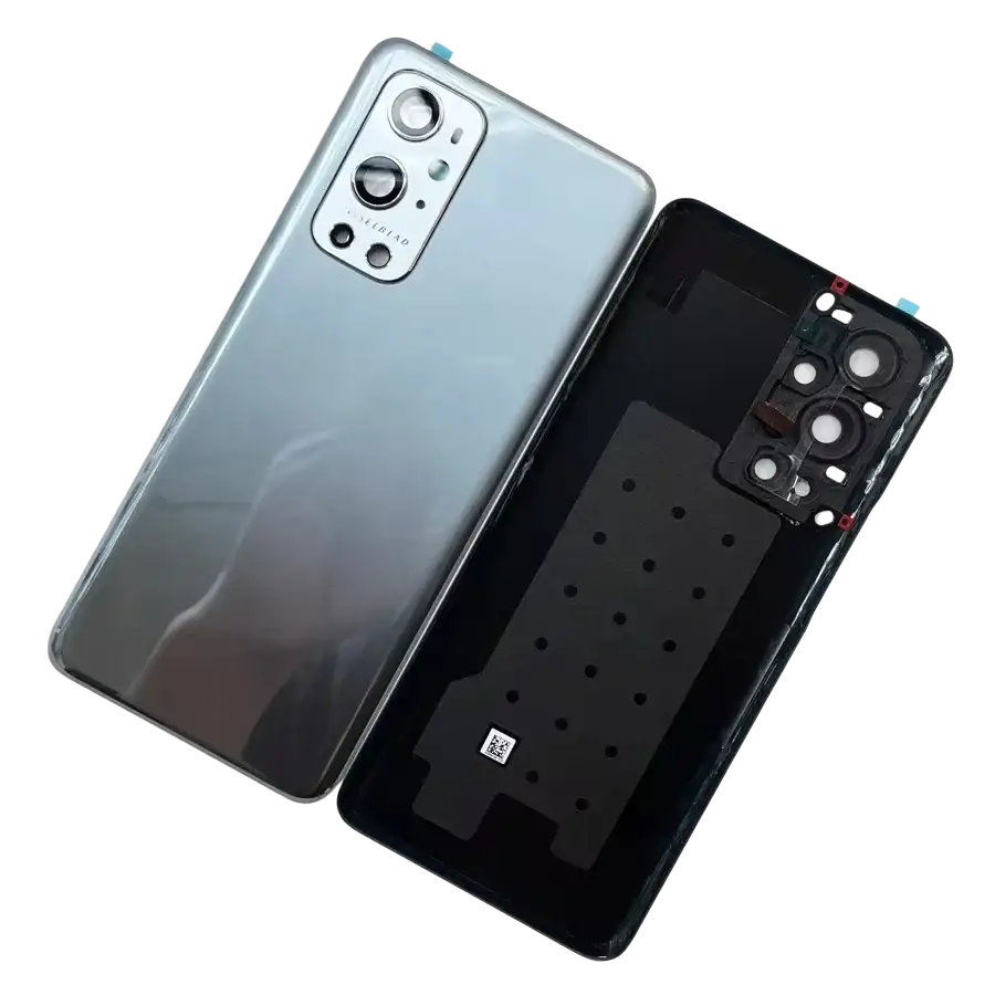 Oneplus 9 pro replacement back cover glass panel silver gradient with sleek glass finish and integrated camera housing protection time china post