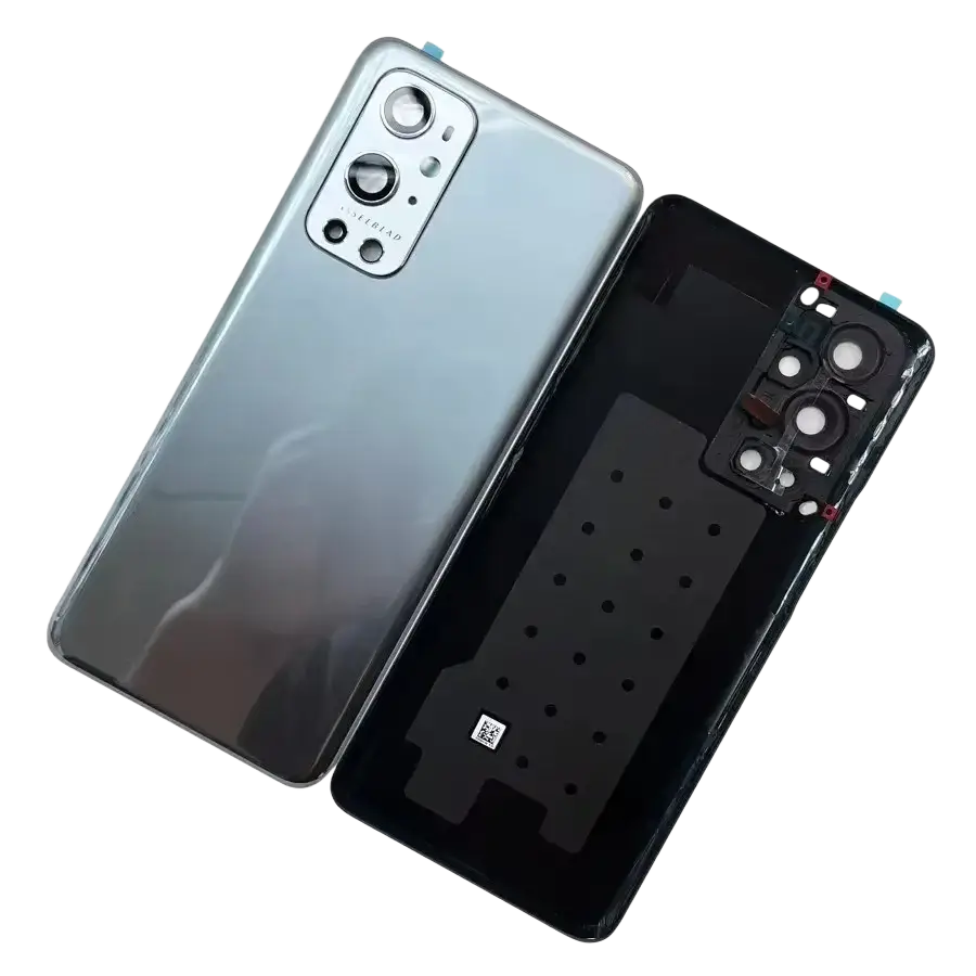 Silver gradient glass back panel for oneplus 9 pro with camera module housing offers protection time via china post shipping