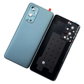 Teal-colored oneplus 9 pro replacement back cover glass panel with sleek finish and integrated camera module protection time china post