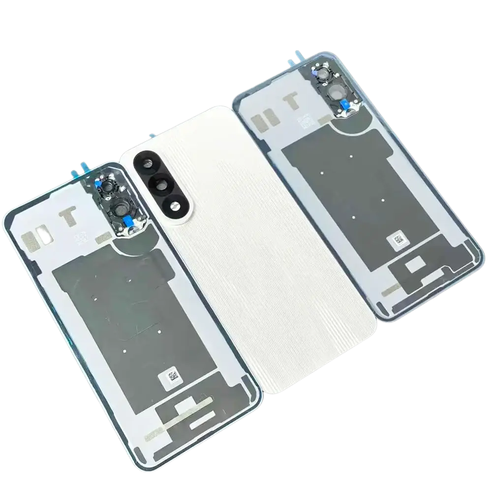 White textured glass back cover for Oneplus Nord with triple camera lens module for hot replacement rear use