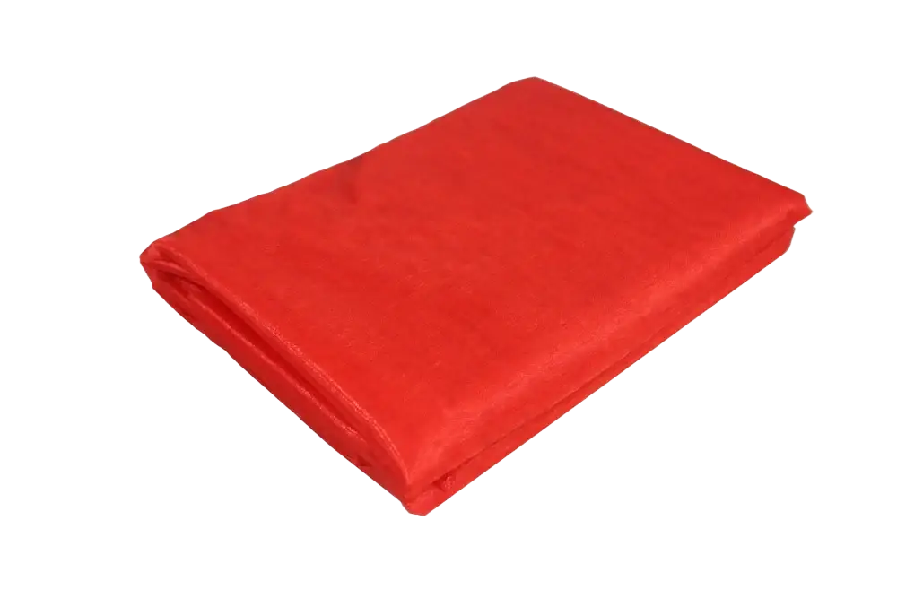 A vibrant red organza fabric roll 70cm width with smooth texture and subtle sheen for diy decor projects