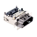 Original silver and black hdmi port with metallic contacts for xbox series s console back side connector