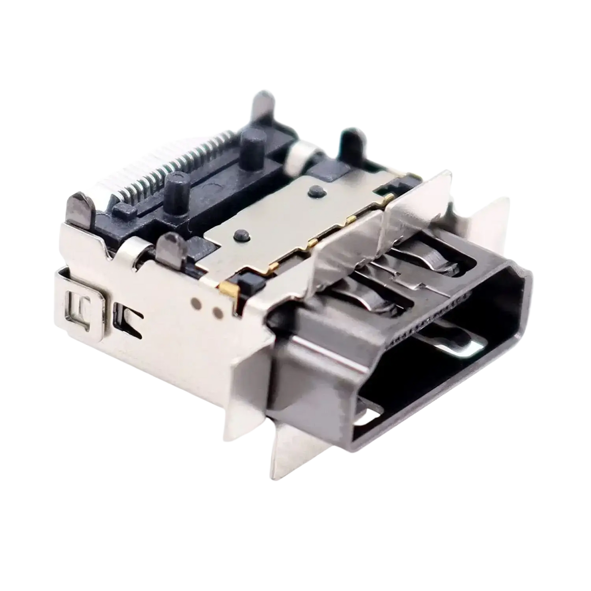 Original silver and black hdmi port with metallic contacts for xbox series s console back side connector