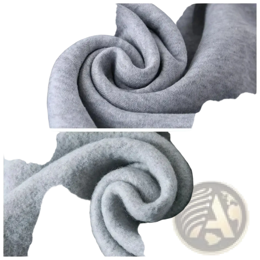 Oversized fleece zip hoodie in heather gray with soft exterior and plush insulating interior lining for warmth