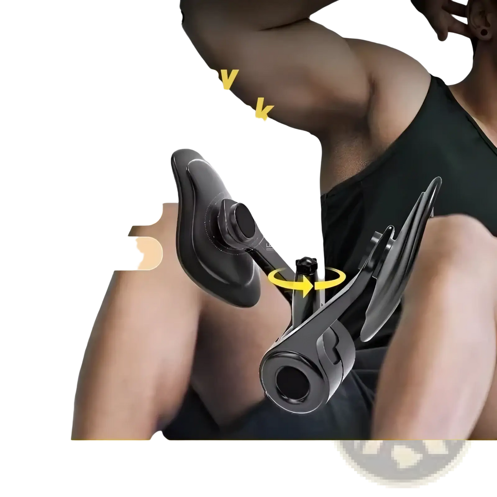 Black starmap brand adjustable resistance pelvic floor muscle trainer and buttock exerciser with rotating baffle and 20kg capacity