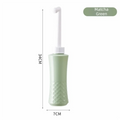 Peri bottle postpartum perineal cleansing bottle in matcha green plastic with white nozzle and textured diamond pattern