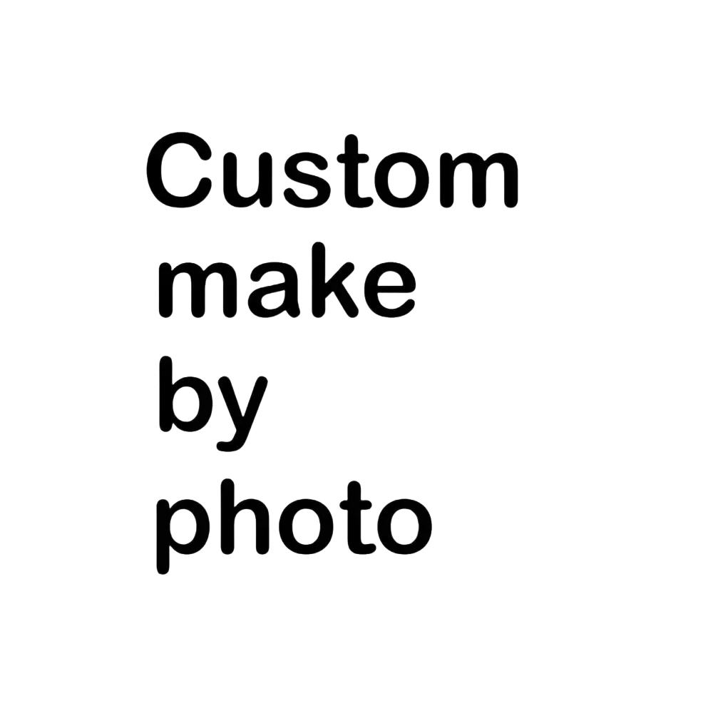 Black text reading custom make by photo on white background for personalized baby swaddle blanket fleece newborn