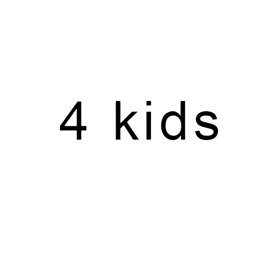 Personalized family keychain with custom engraved black text 4 kids on white background for children’s names