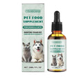 Yegbong pet anxiety relief drops in amber glass bottle with black dropper cap for dogs and cats 30ml