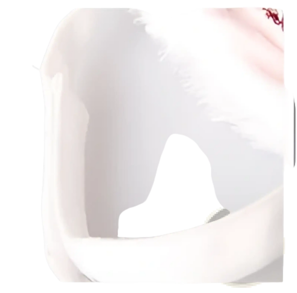 A soft off-white fabric strap with delicate frayed edge for pet reindeer antlers Christmas hairband