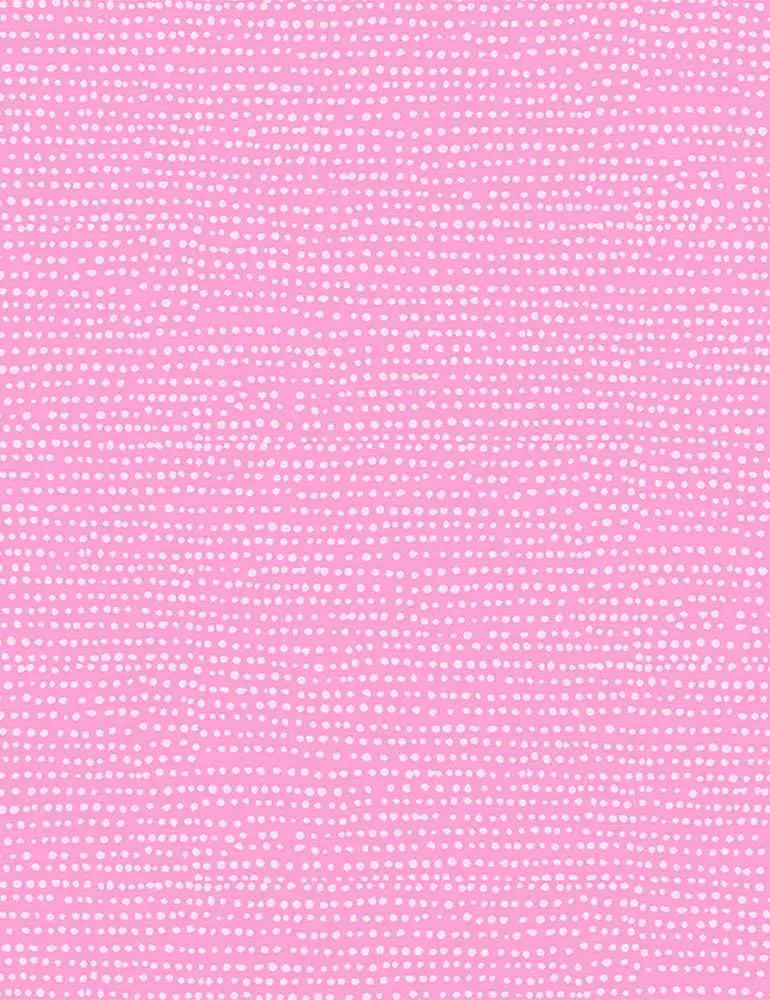 Vintage pink dot bow neck sleeveless cotton top featuring subtle white dot pattern on soft pink fabric