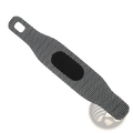 Black honeycomb-patterned phantom night black model grip pad showing the back side for sports wrist support
