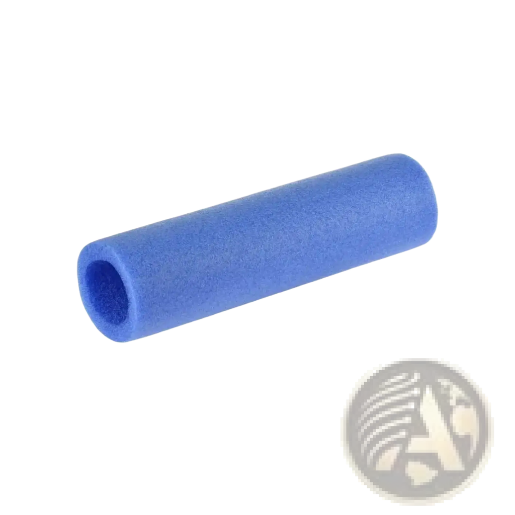 Blue foam tube pool noodle connector made of durable material for training aids and swimming exercises