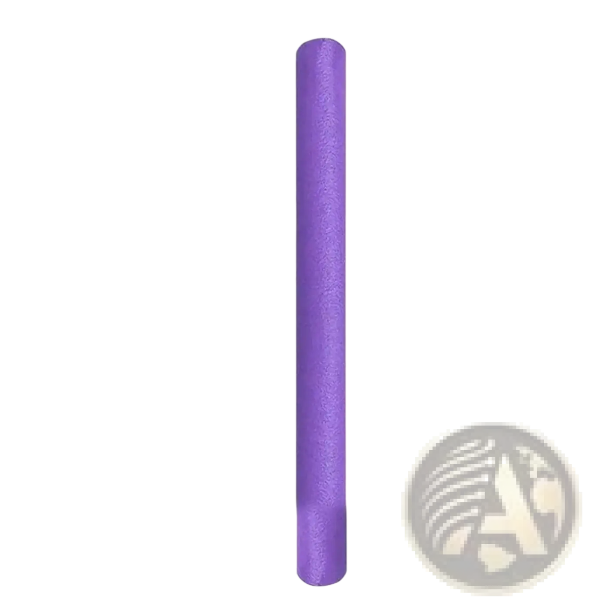 Purple foam pool noodle buoyancy stick designed as a floating aid for swimming pool safety and support