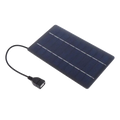 Dark blue rectangular solar panel with black usb cable for portable usb charging panel to stay connected while hiking