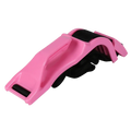 Pregnant car seat belt adjuster maternity safety strap with pink plastic and black fabric adjustable waist trainer belt