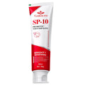 Red and white tube of guiovrn sp 10 probiotic whitening toothpaste with mint flavor in 100g 2 pack packaging