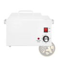 Professional white rectangular wax warmer 3000ml with handle red power switch and temperature dial in degrees celsius