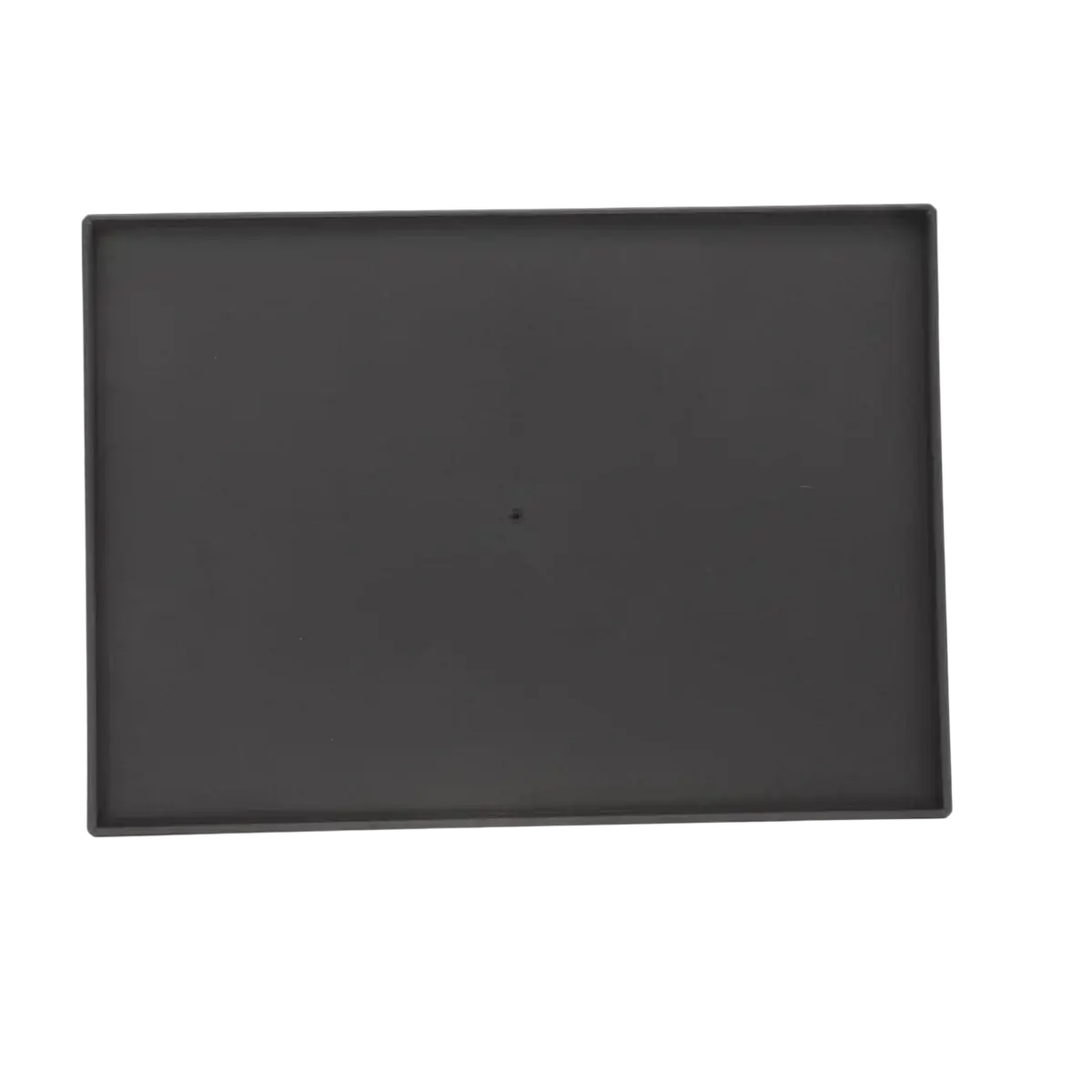 Black rectangular baking tray measuring 9.82 by 7.07 inches with 1/4 thread adapter for projector stand use