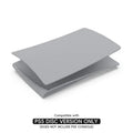 Gray plastic ps5 disc case designed to protect game discs compatible with ps5 disc drive replacement shell black matte