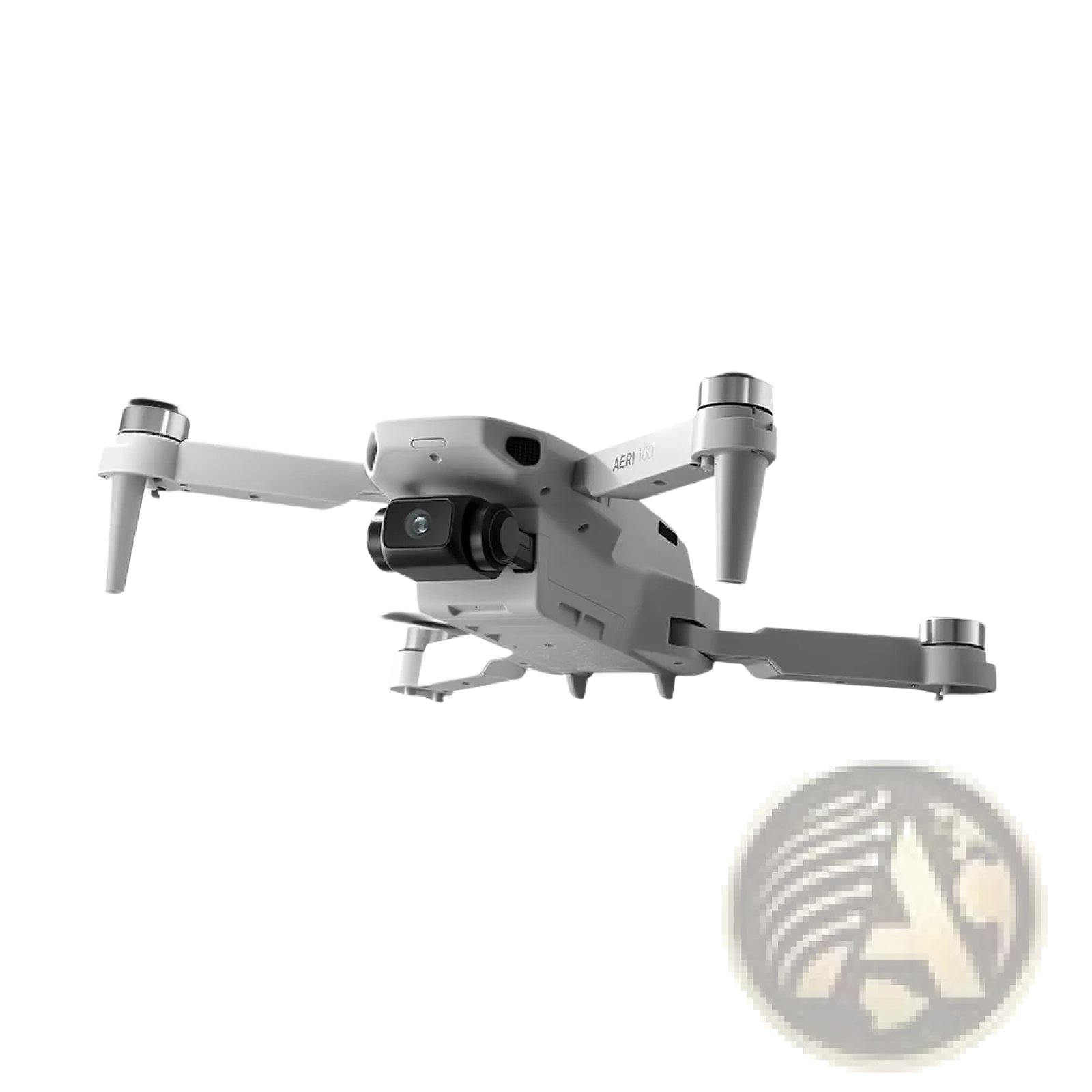 Light gray dji mini 3 pro quadcopter drone with compact foldable design and central gimbal camera dual power supply