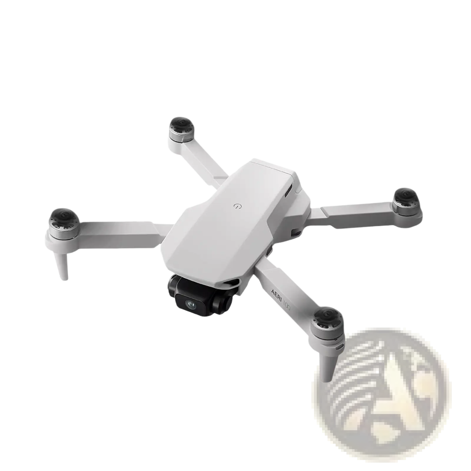 White dji mini 3 pro quadcopter drone with black camera and propeller guards featuring 4.5 inch screen and dual power supply