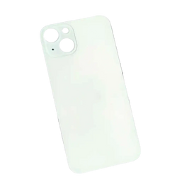 White iphone 14 pro rear cover glass with dual-camera system and minimalist design for iphone 13 replacement