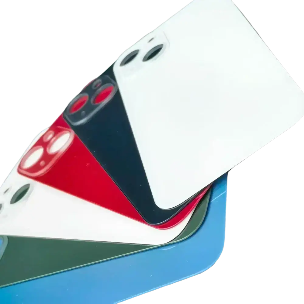 Rear cover glass iphone 13 replacement featuring white red and blue glossy cover glass back covers