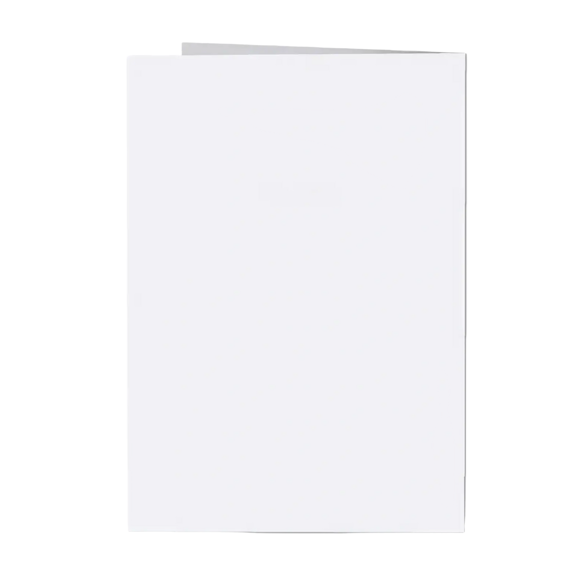 A plain white folded recordable voice greeting card with a minimalist design for wedding diy audio messages