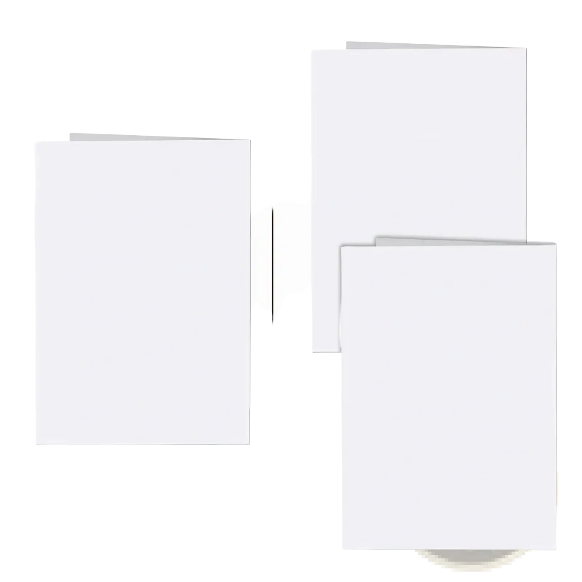 White blank recordable voice greeting cards made of cardstock for wedding diy audio messages