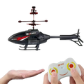 Black and red exceed remote control induction helicopter toy with infrared emitted and infrared transmitter features
