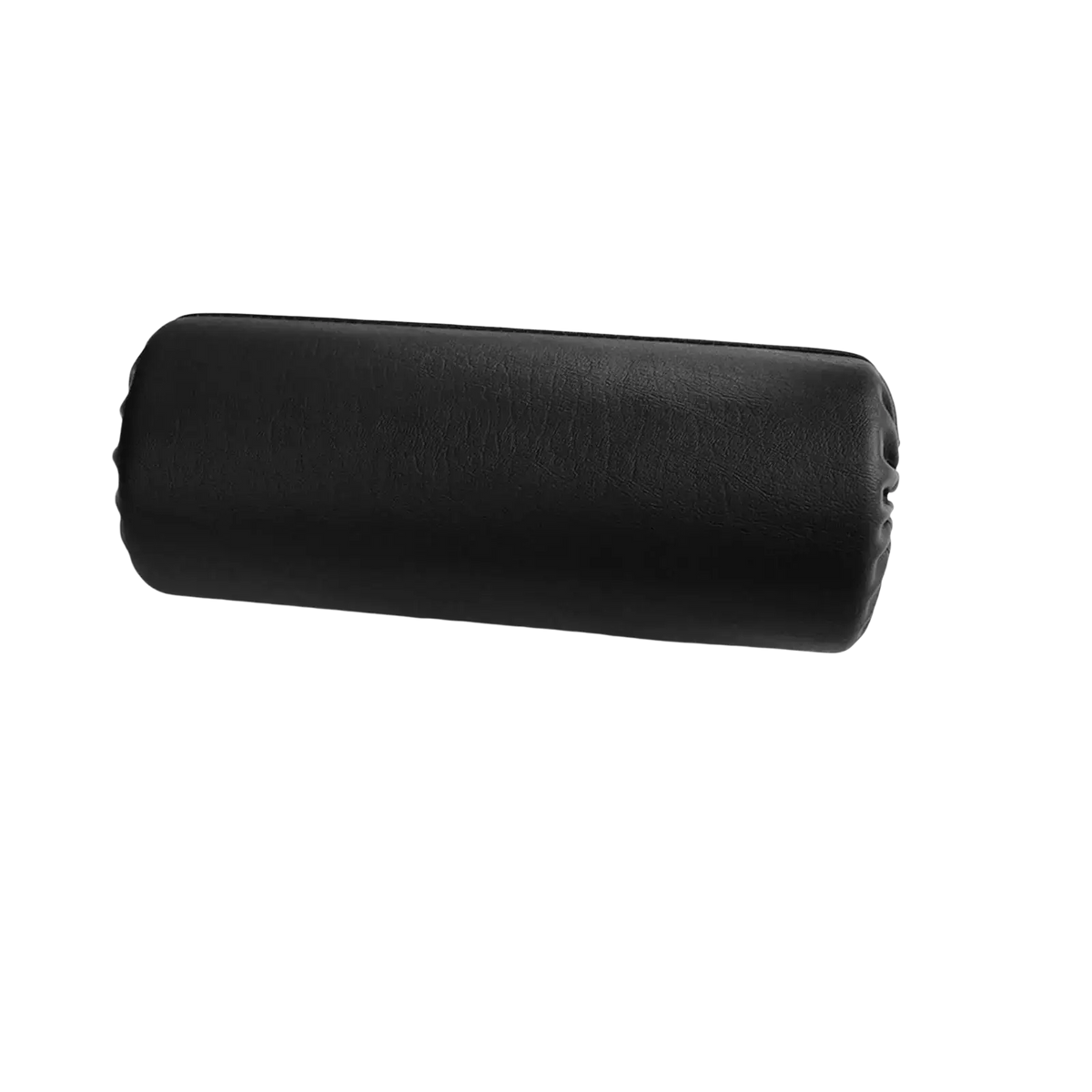 Black cylindrical replacement foam exercise machine roller pad measuring 200mm by 120mm for fitness equipment