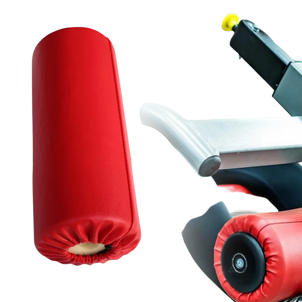Replacement foam leg press roller pad red cylindrical padded foam cushion for leg press machine use