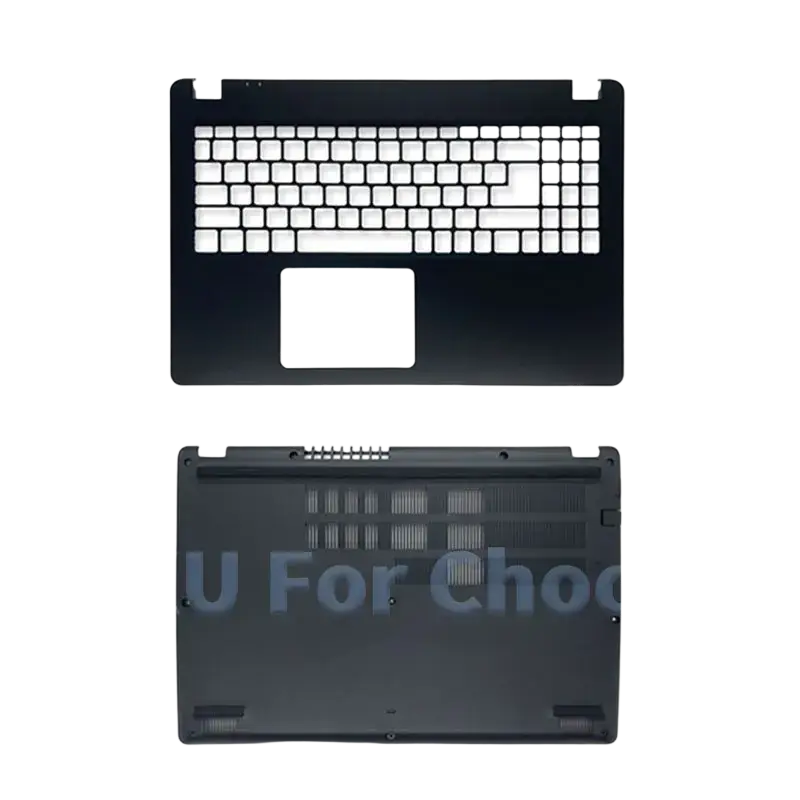 Black plastic replacement housing case with integrated keyboard cutout for acer aspire 3 n19c1 a315-42 a315-54 models
