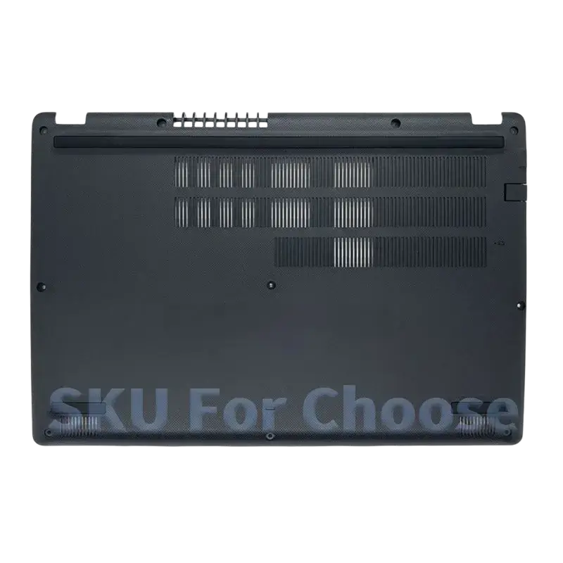 Black plastic replacement housing case with matte finish and ventilation grilles for acer aspire 3 n19c1 a315-42 a315-54 models back side