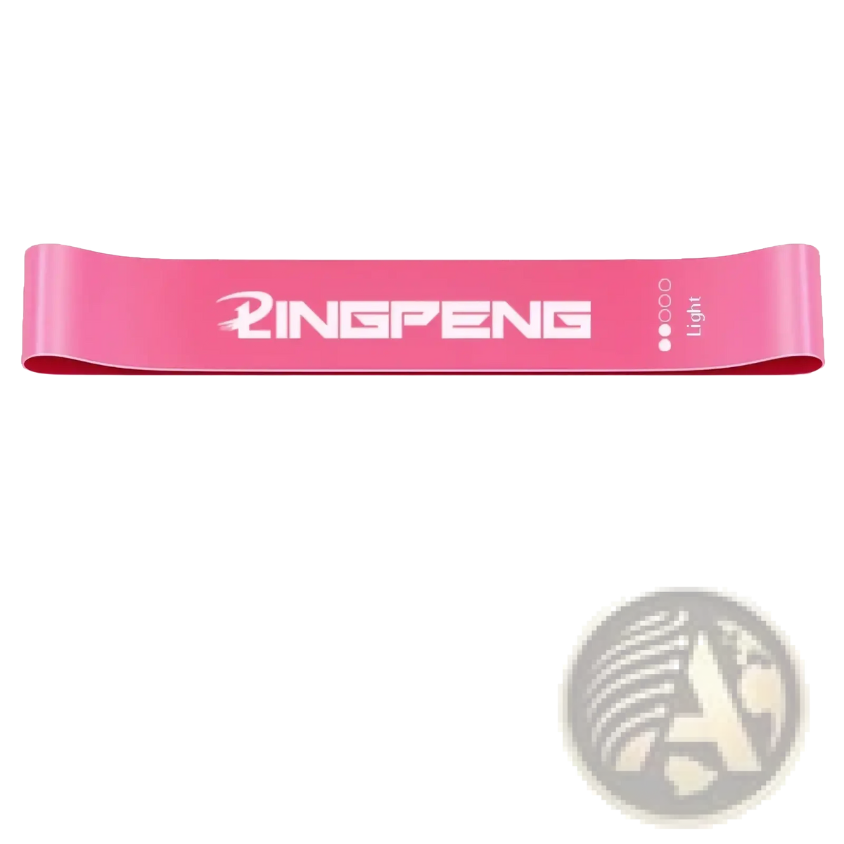 Pink ringpeng resistance loop band 15 lbs weight pink latex for exercise workout in resistance bands set