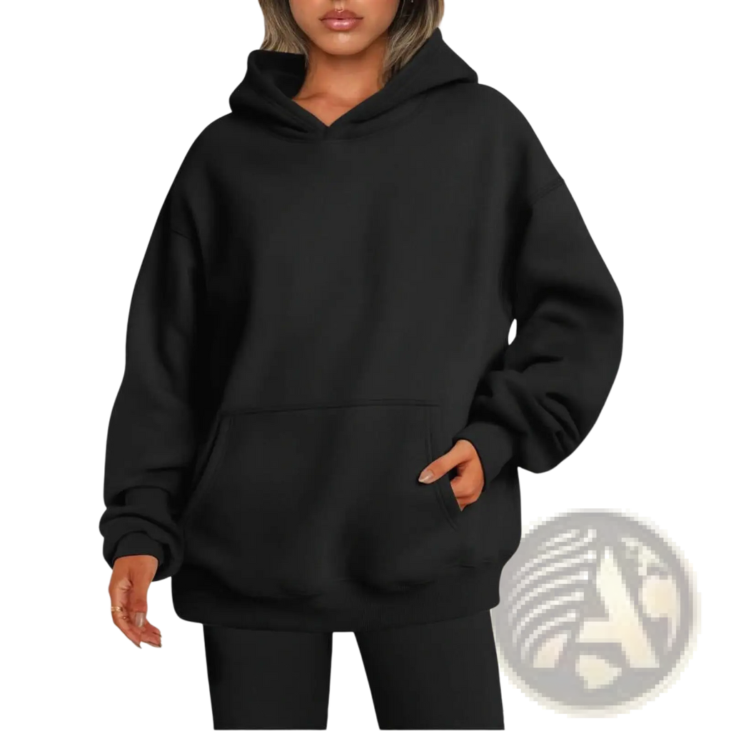 Black retro 3d tie dye oversized unisex pullover hoodie with relaxed fit and front pocket for casual wear
