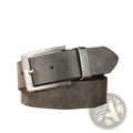 Retro western pu leather belt unisex gray distressed with silver metal buckle featuring jeans the most fashion branding