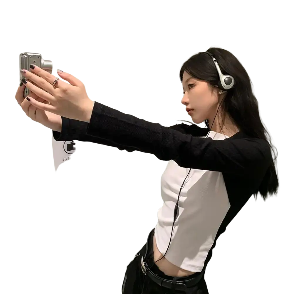 Silver wired over-ear headphones with sleek modern design and white earcups in retro black style