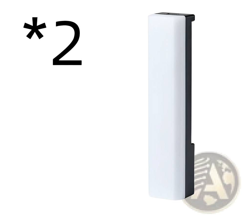 Rgb rhythm light bar voice activated gaming lamp in white and black with a sleek rectangular wall-mounted design