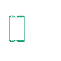 Rog ally green tempered glass screen protector with precise cutouts for camera and sensors film tool accessories